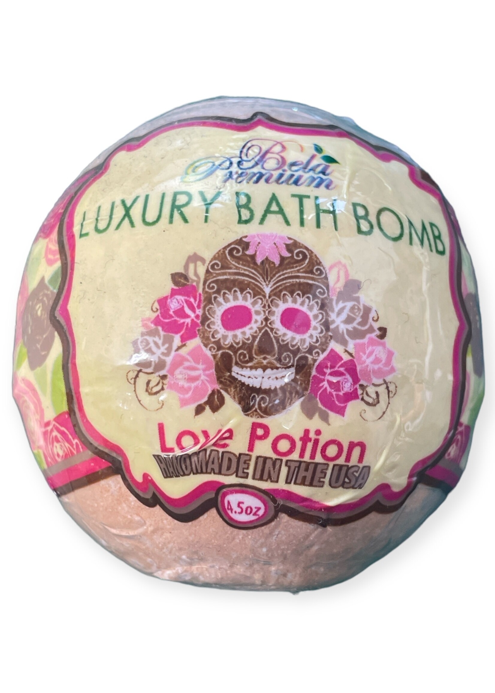 Bela 4.5 oz Bath Bomb - Love Potion