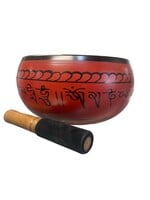 Singing Bowl Red w/ Striker