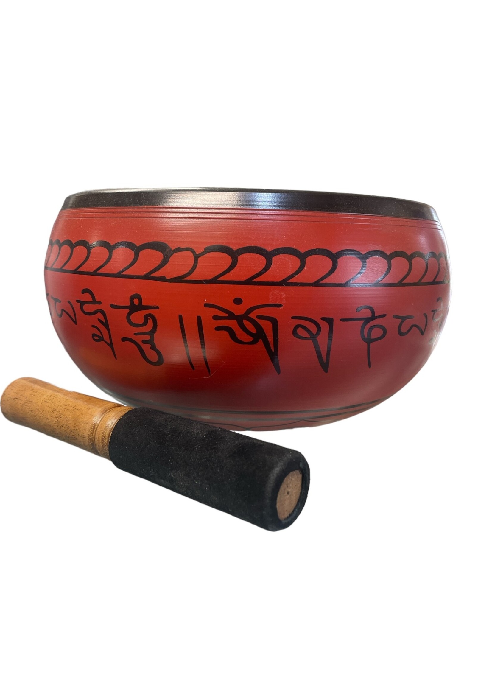 Singing Bowl Red w/ Striker