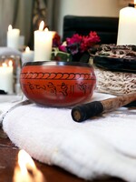 Singing Bowl Orange w/ Striker