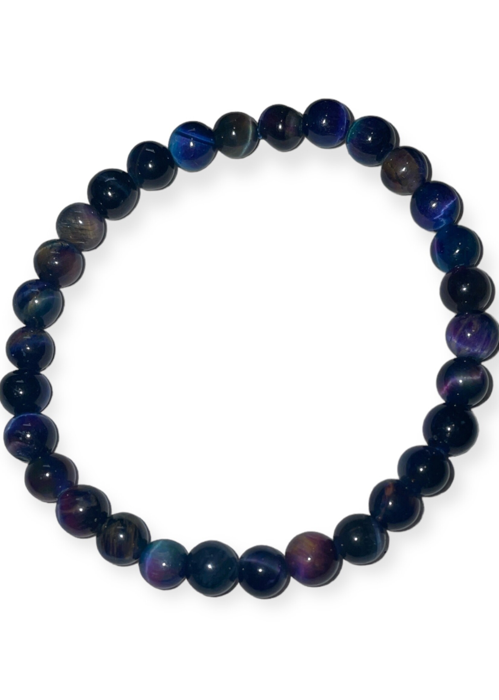 Galaxy Tigers Eye Bracelet 4mm