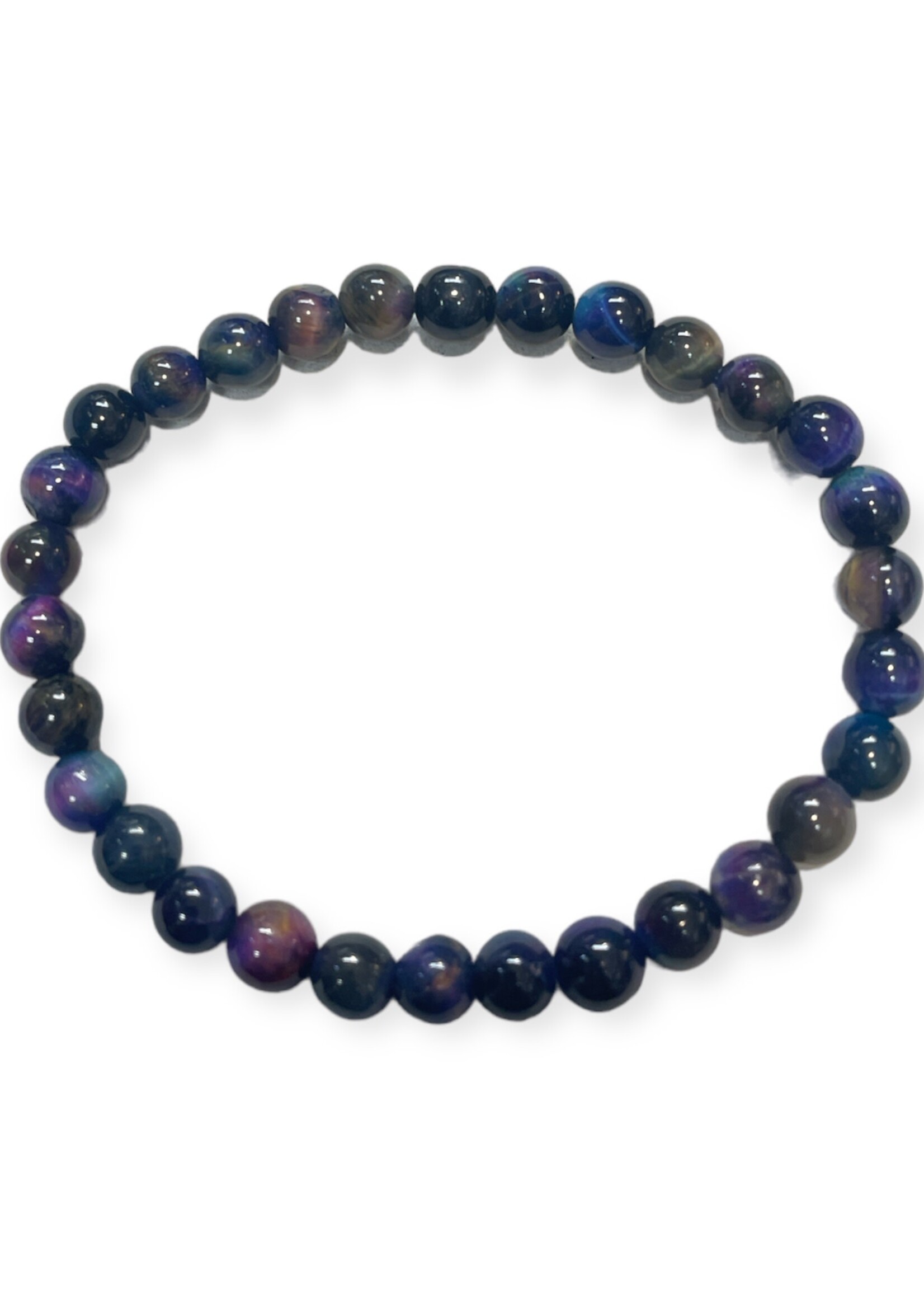Galaxy Tigers Eye Bracelet 4mm