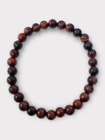 Red Tigers Eye Bracelet 6 mm