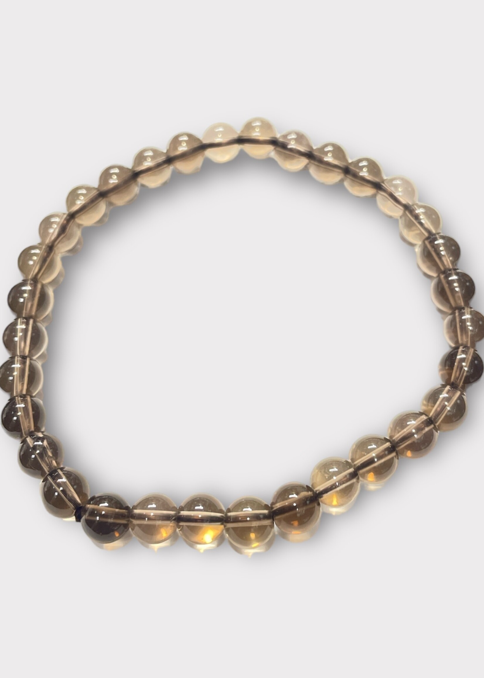Smoky Quartz Bracelet 6mm