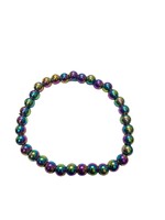 Rainbow Hematite Bracelet 6 mm