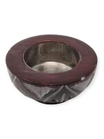 Carved Red Stone Tealight or Cone Burner