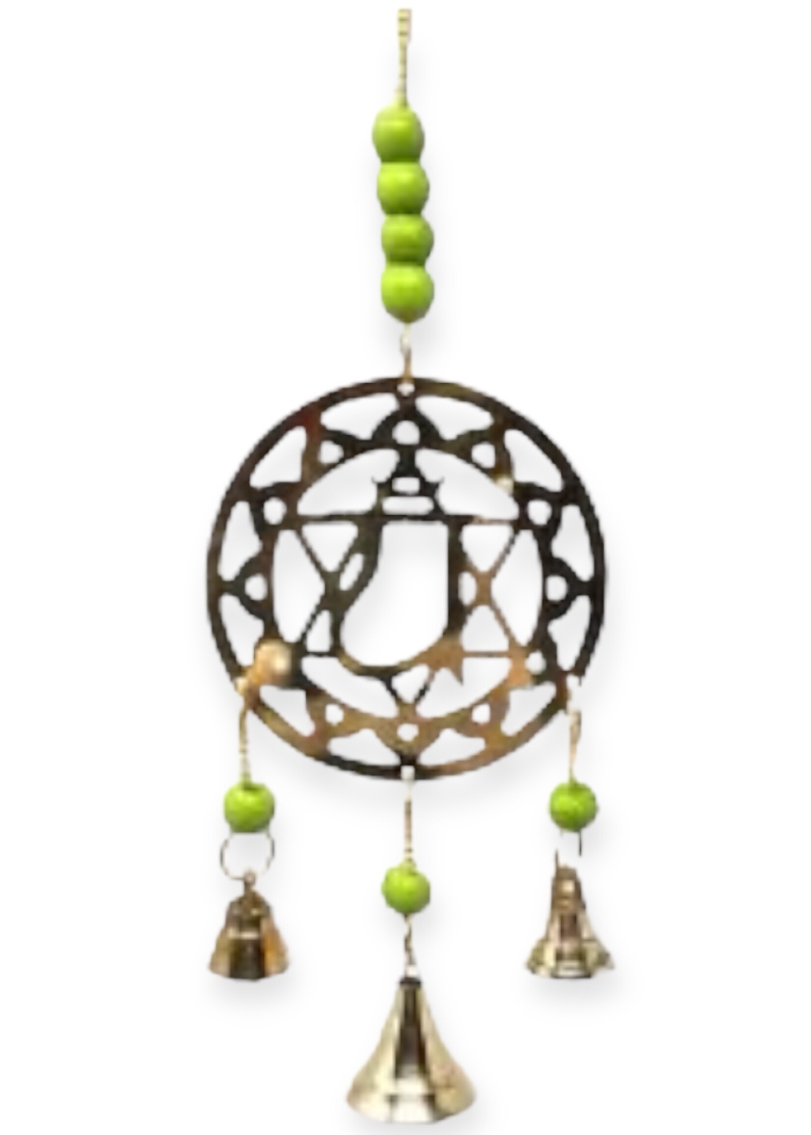 Heart Chakra Brass Windchime