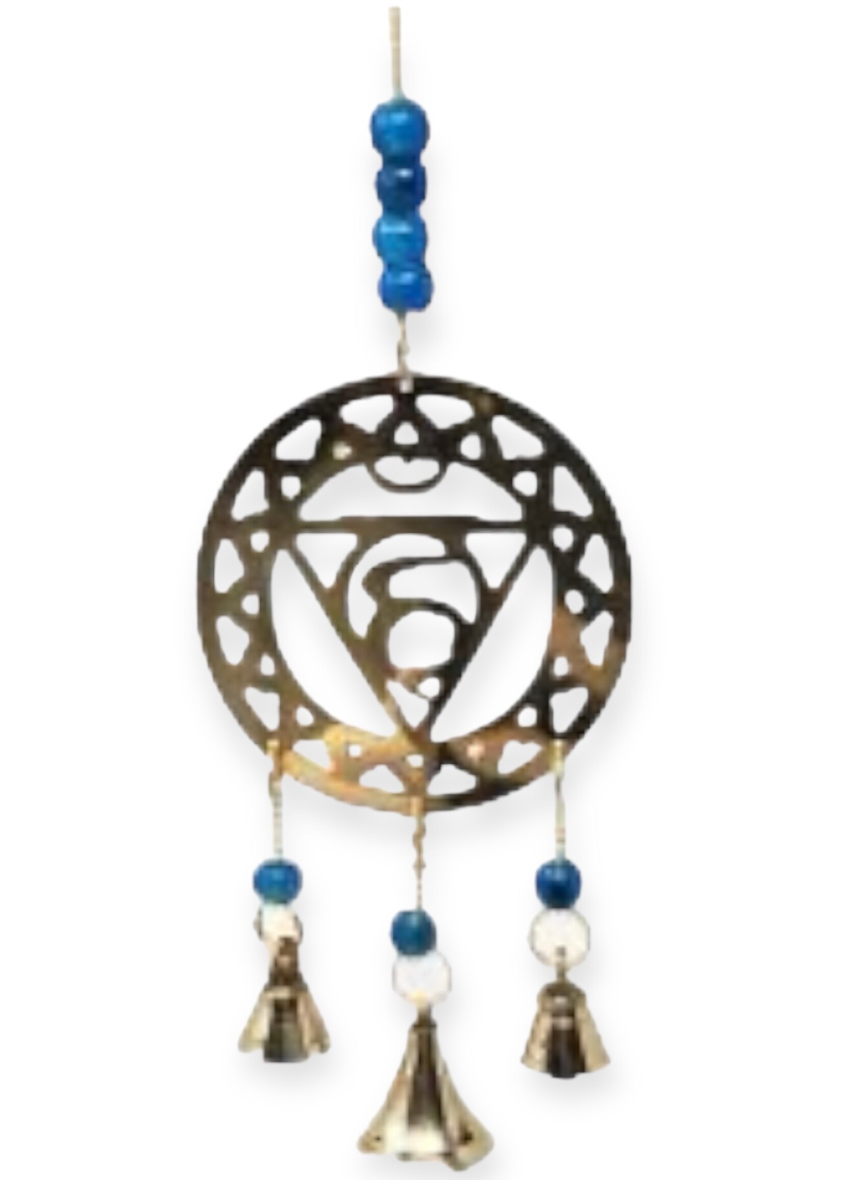 Throat Chakra Brass Windchime