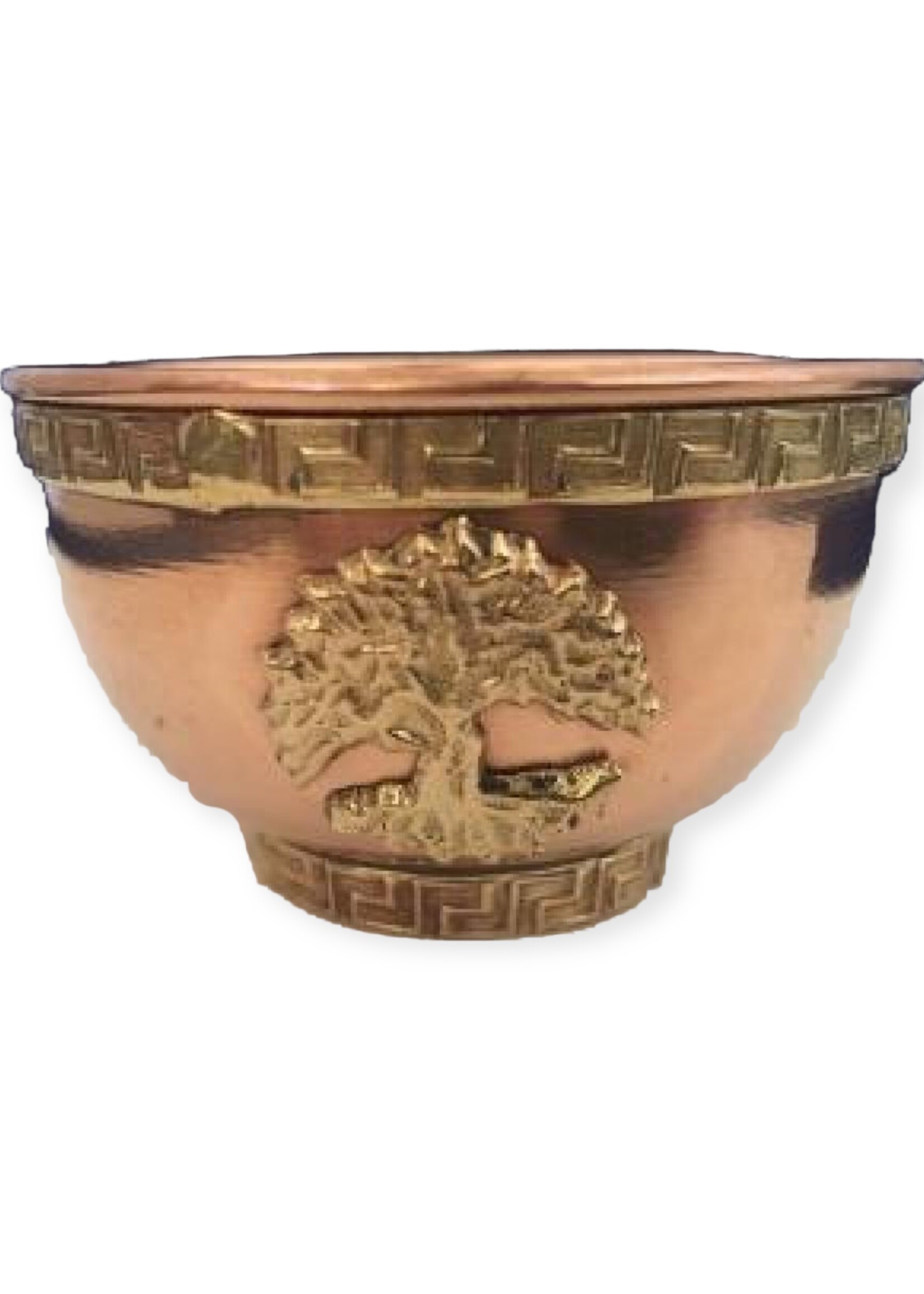 Tree Of Life Copper Offering Bowl