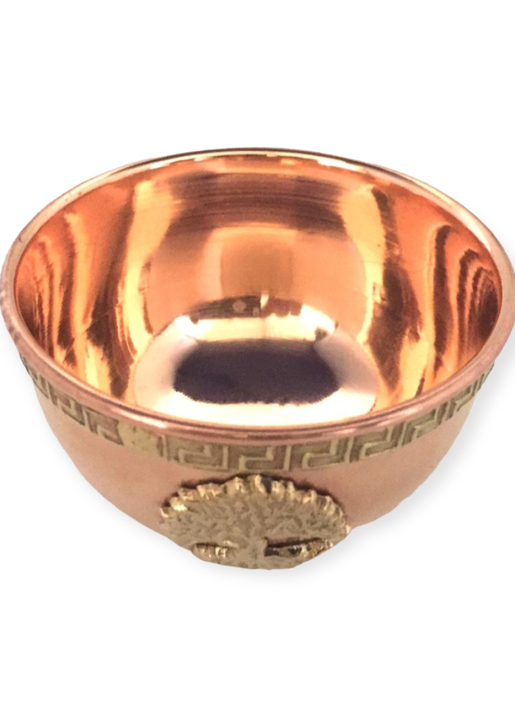 Tree Of Life Copper Offering Bowl