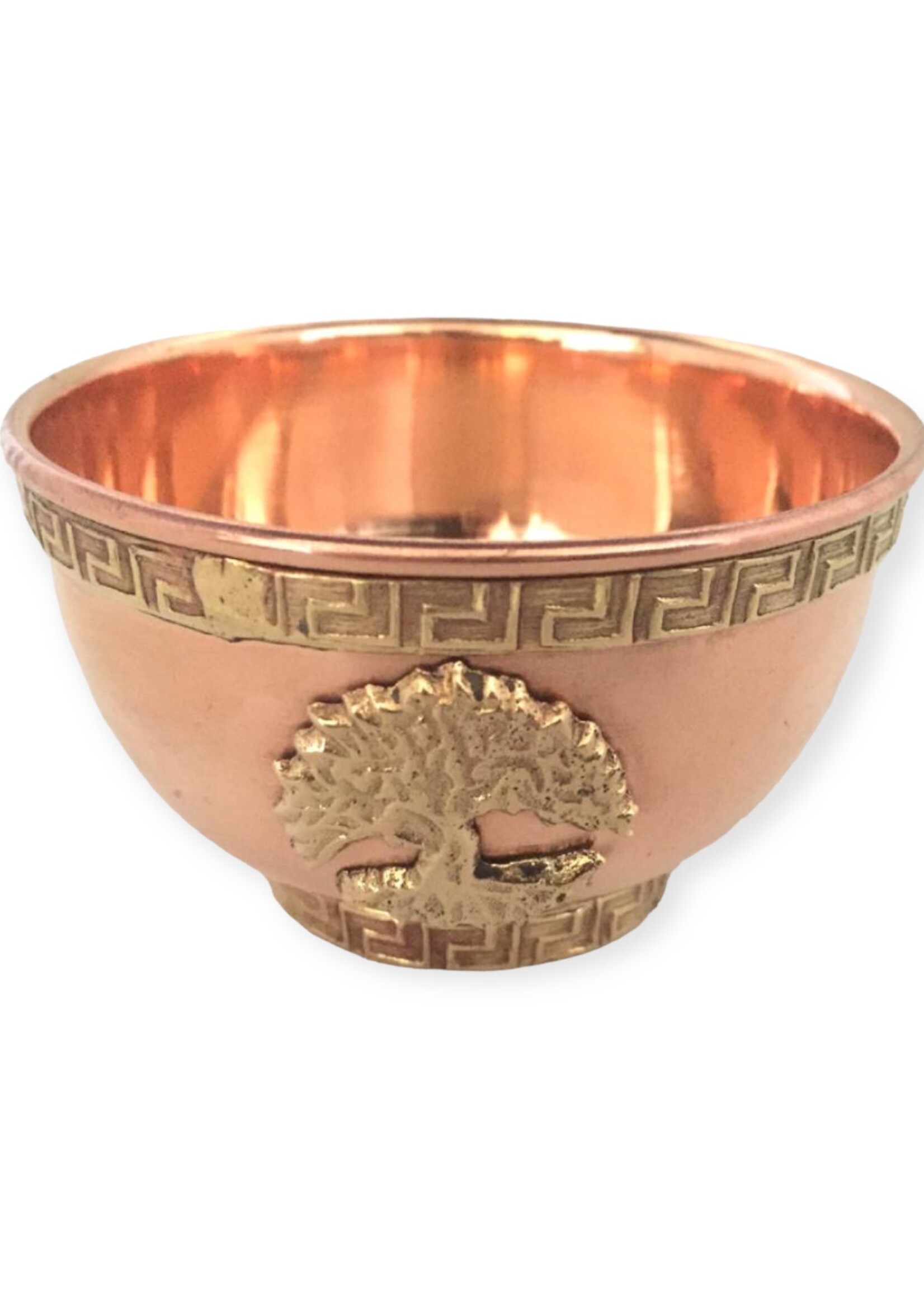 Tree Of Life Copper Offering Bowl