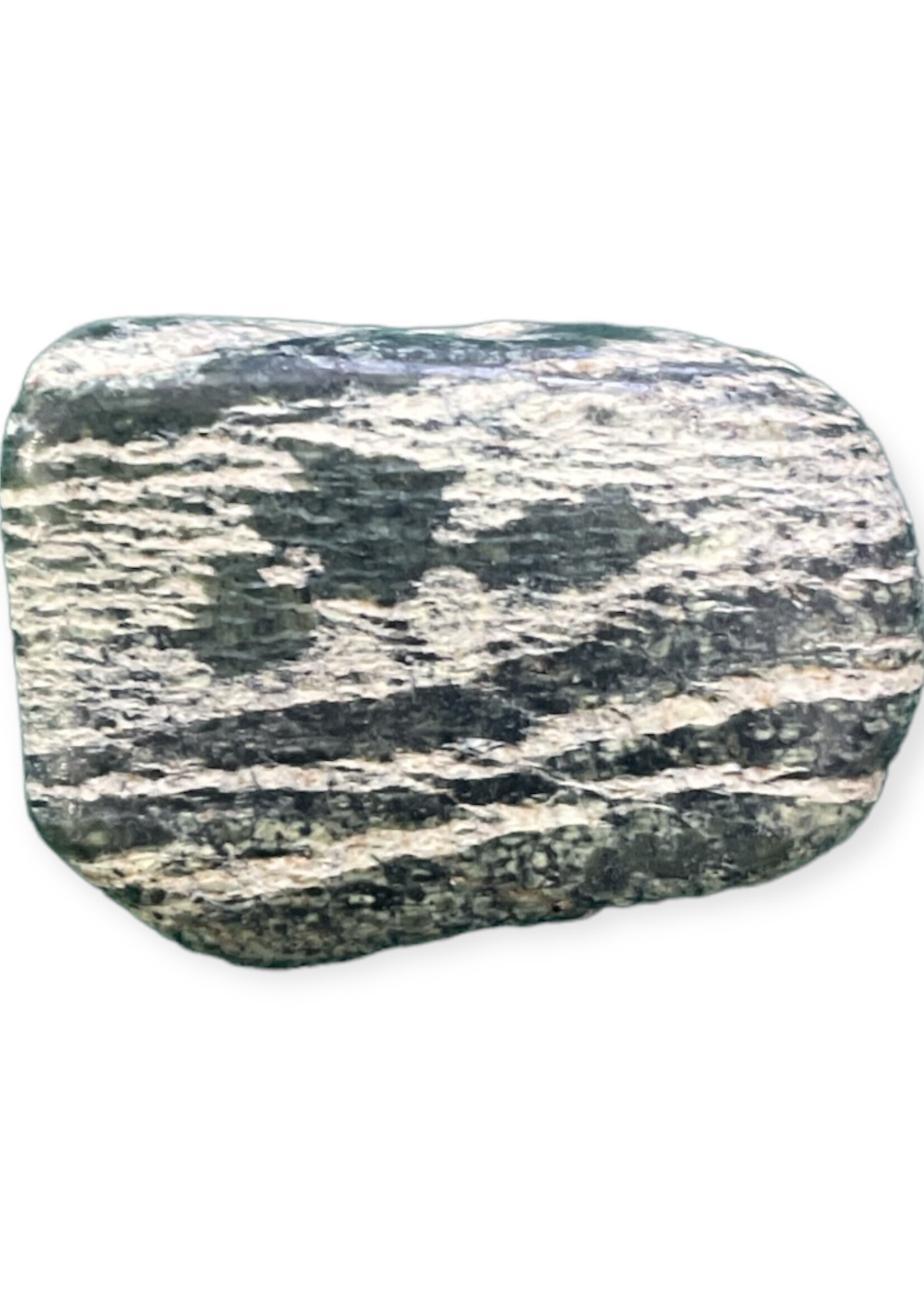 Green Zebra Jasper Tumbled Stone