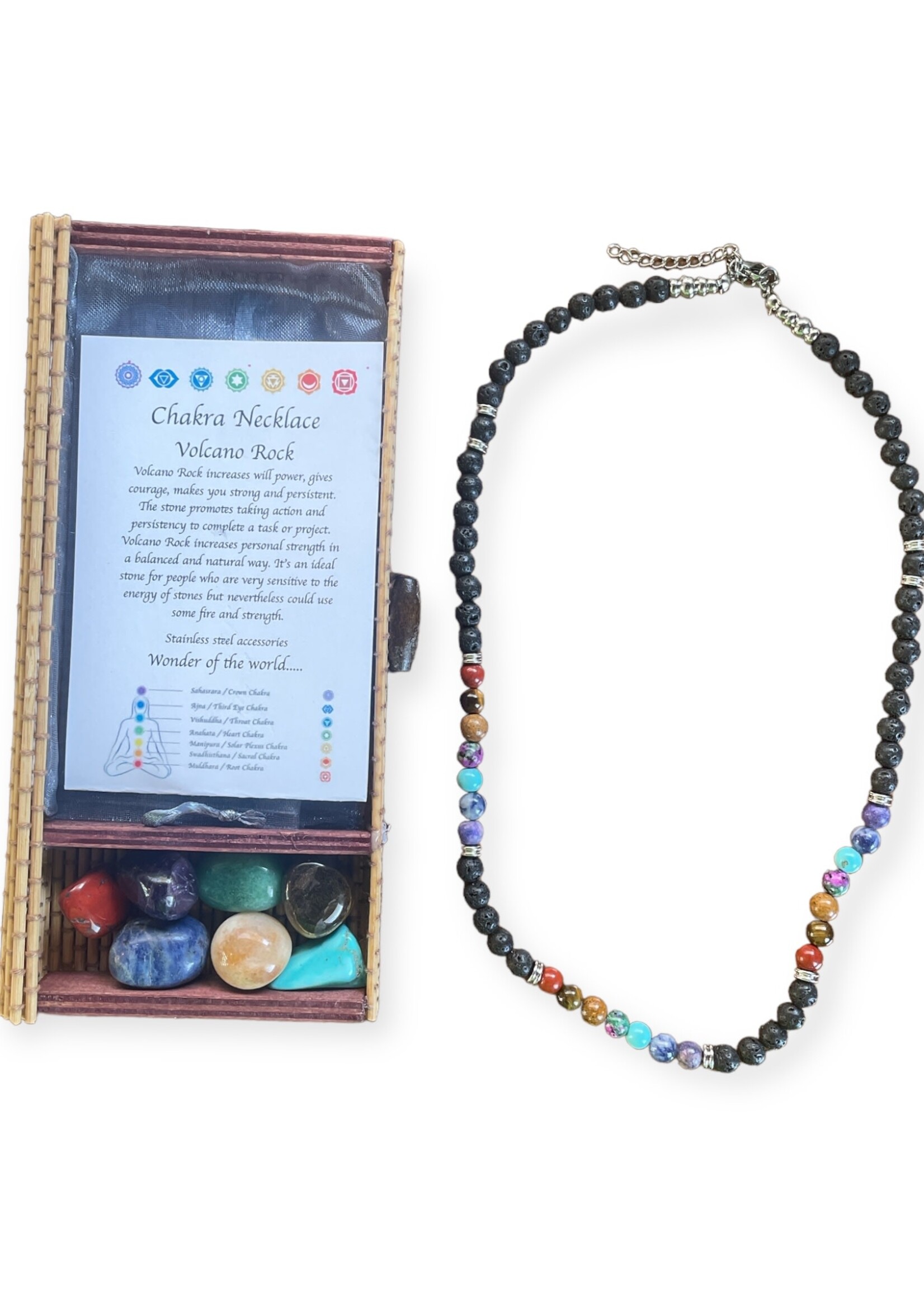 Chakra Necklace w/ Chakra Stone Set