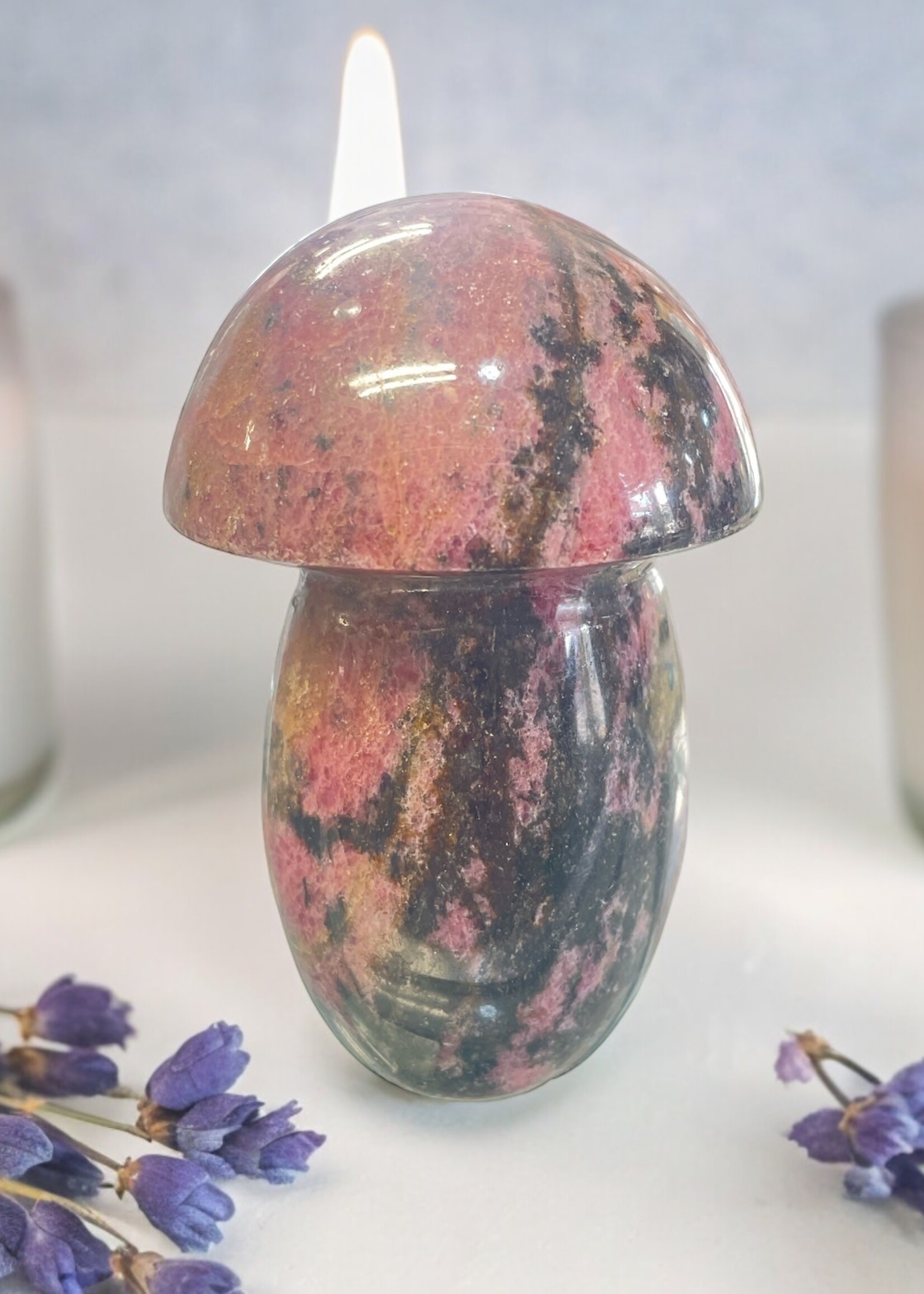 Rhodonite Mushroom