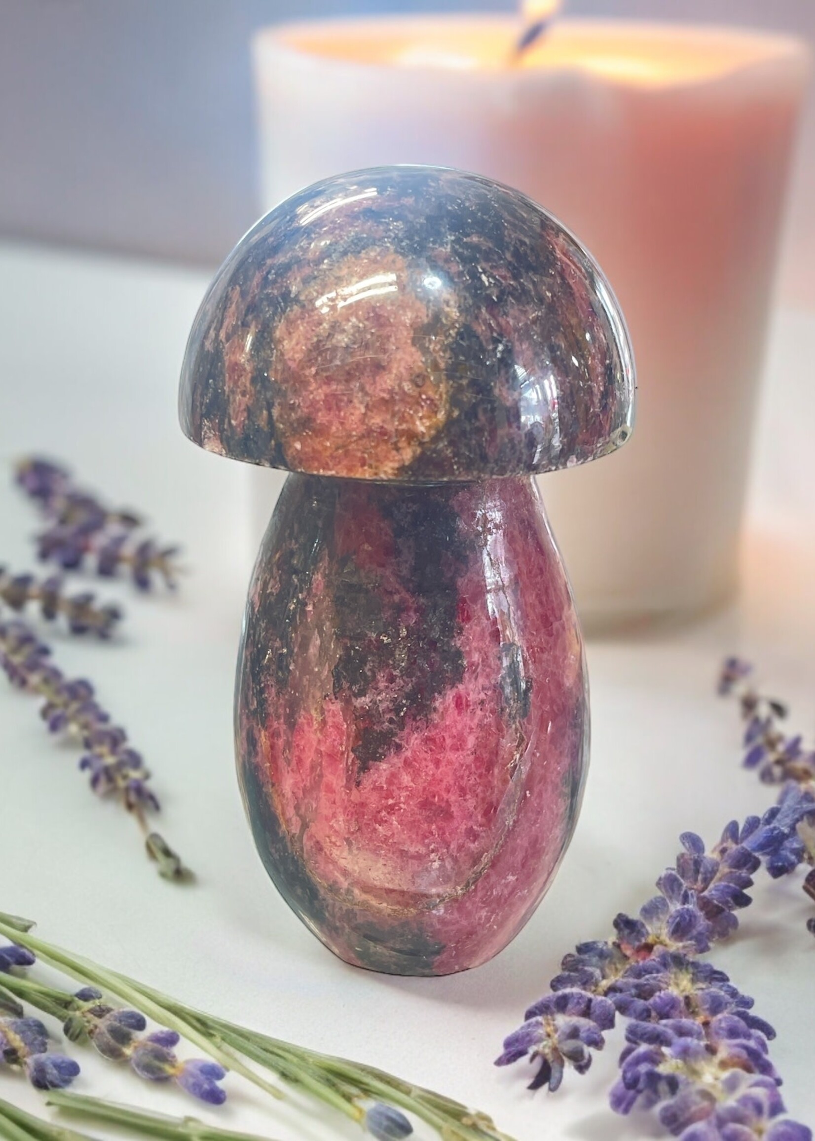 Rhodonite Mushroom