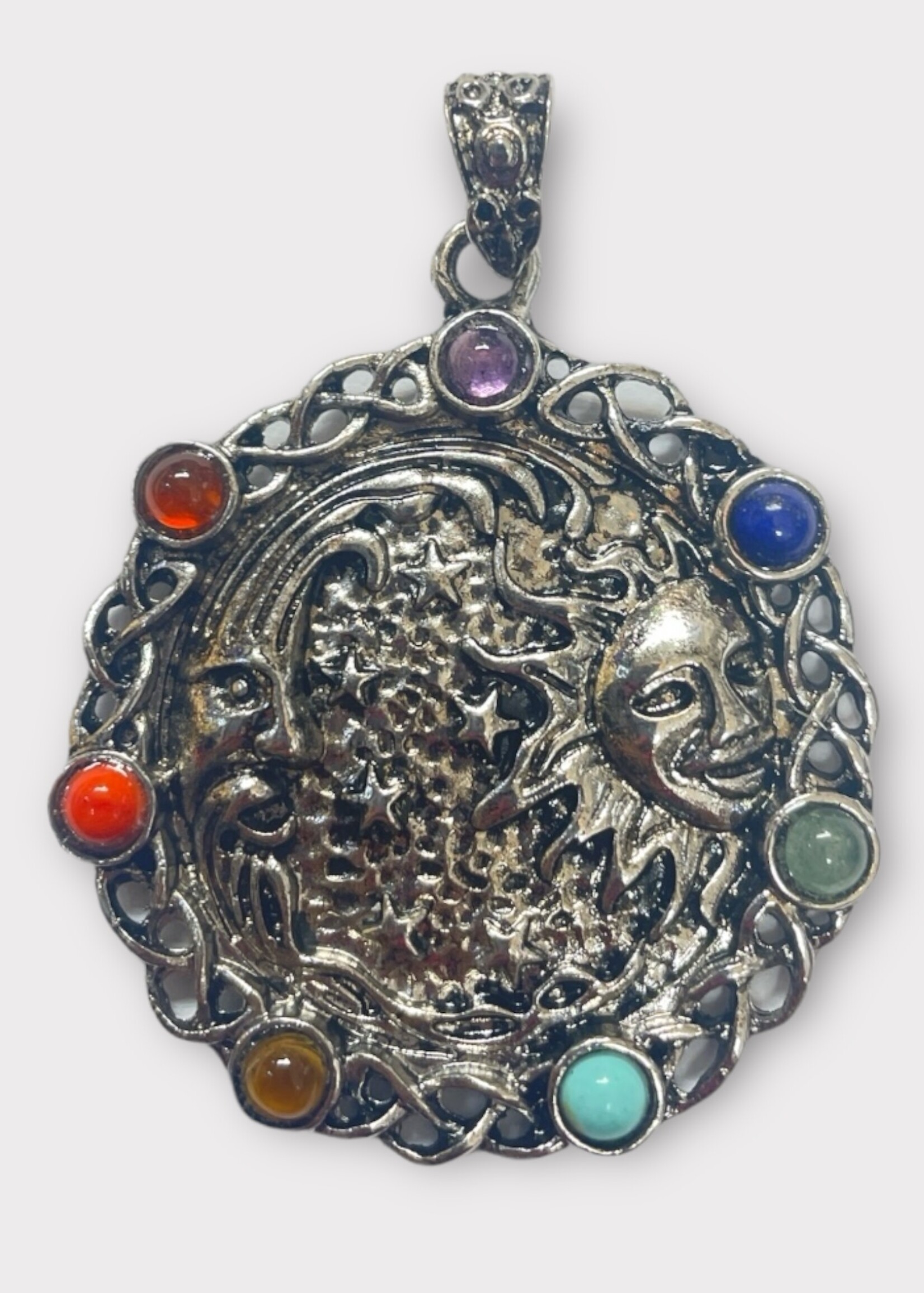 Sun & Moon Chakra Pendant