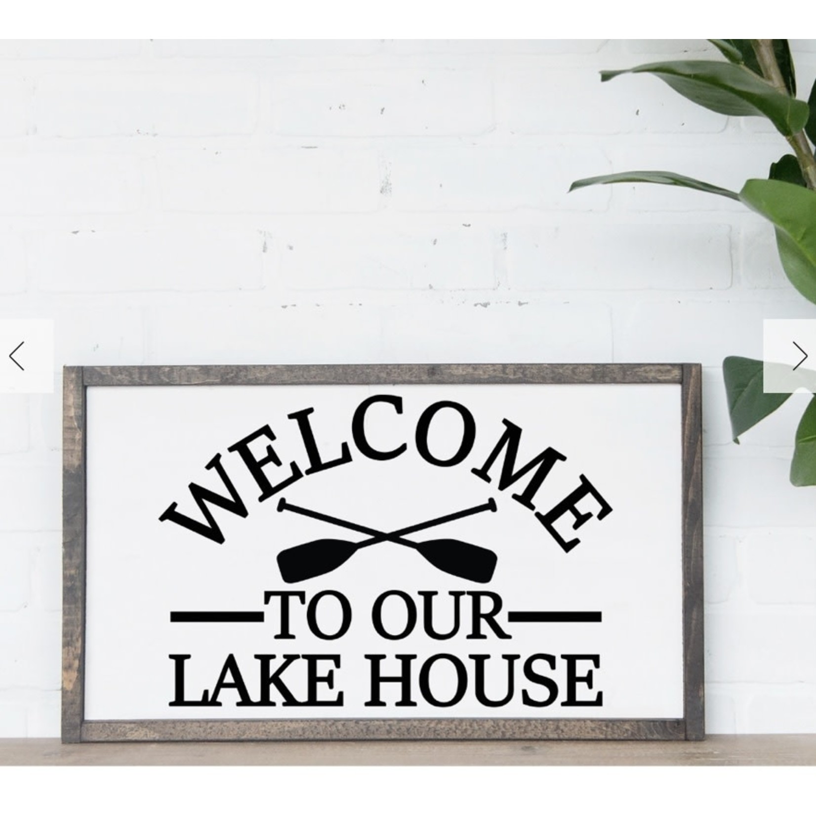 Charming Willows Welcome To The Lake House Sign 902