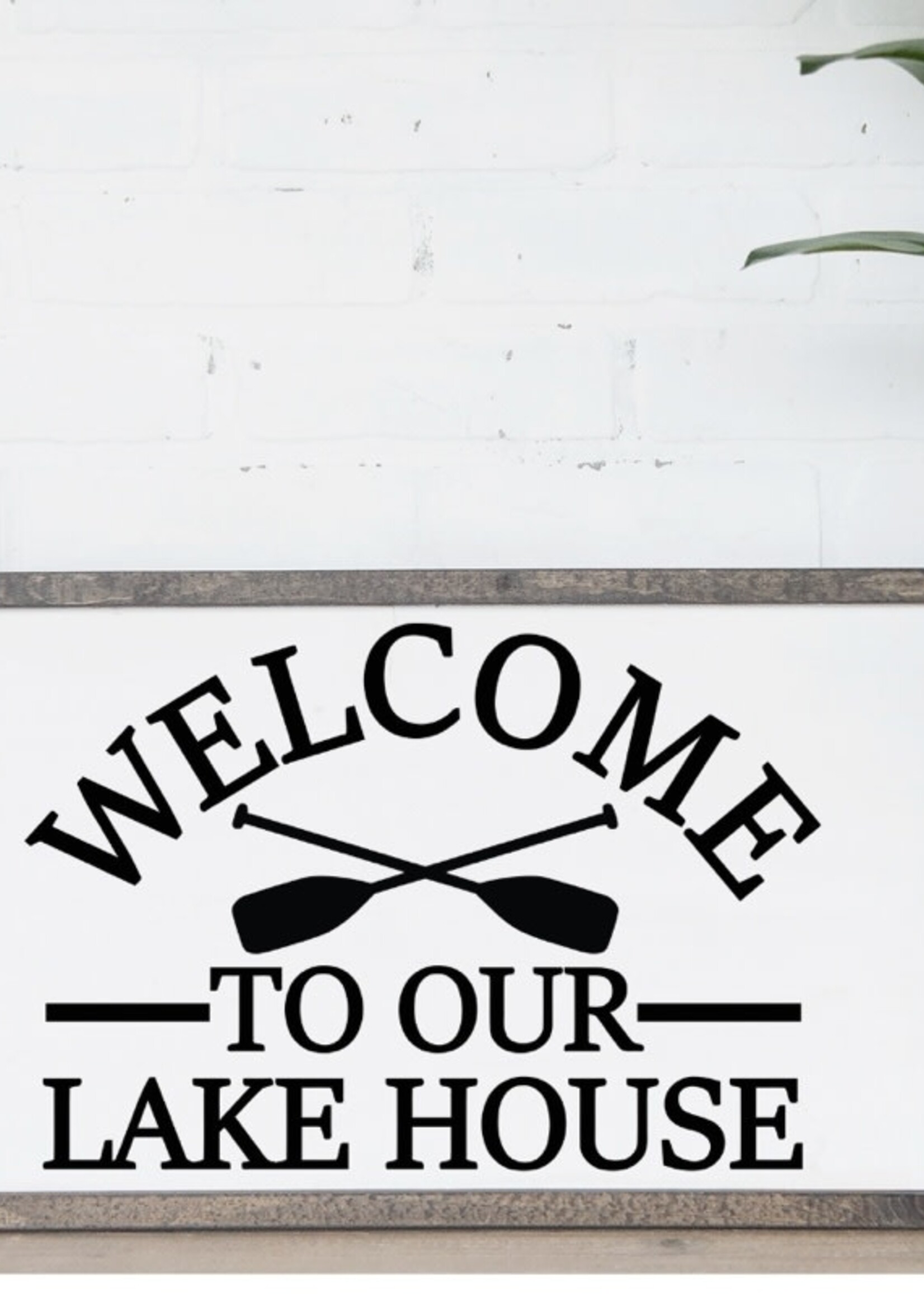 Charming Willows Welcome To The Lake House Sign 902