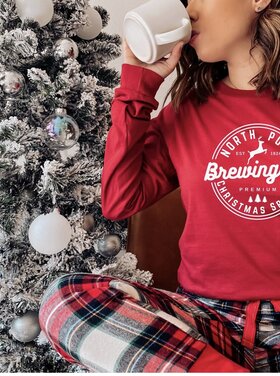 Long Sleeve North Pole Brewing Co Tee