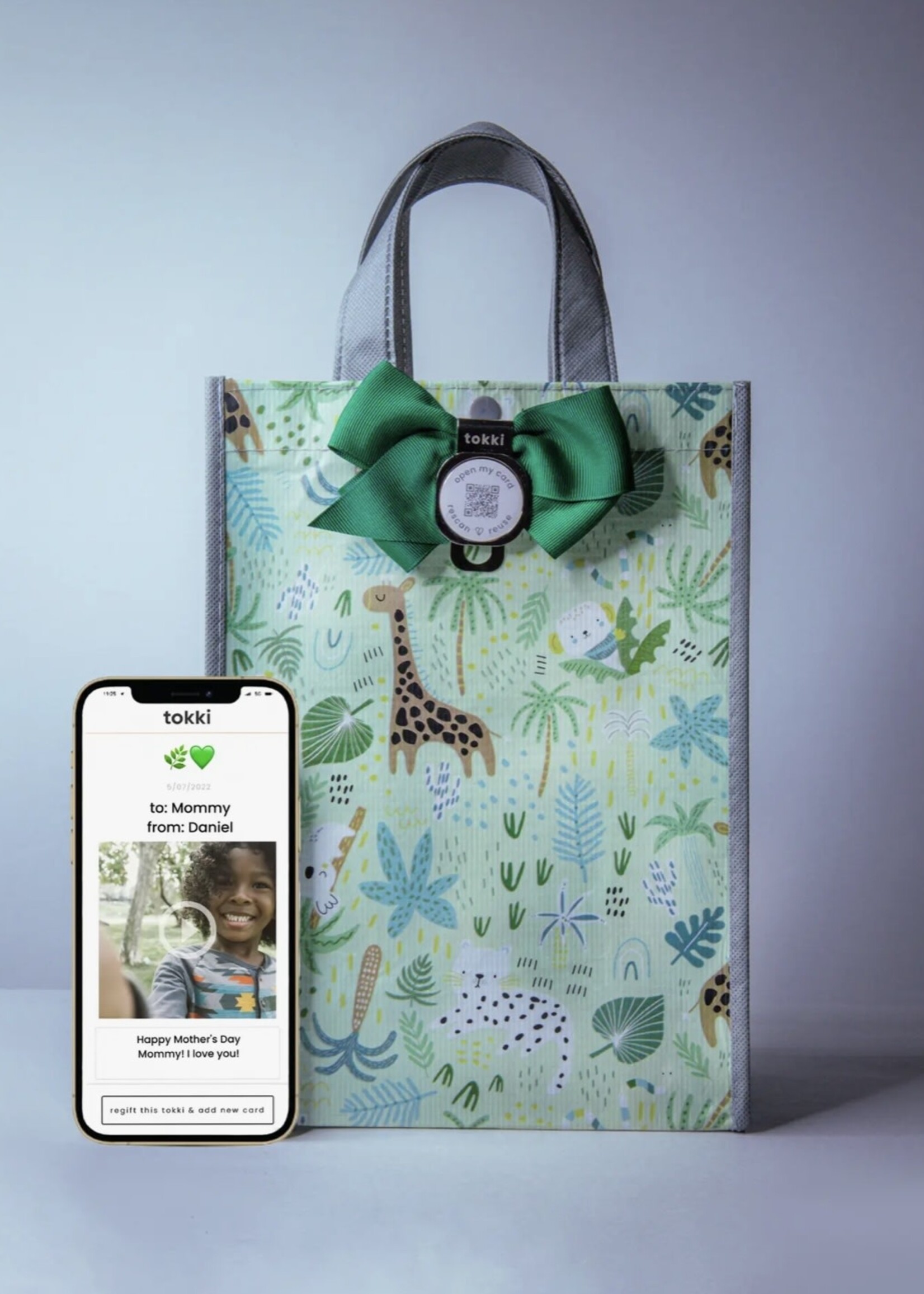 Tokki Reusable QR Gift Card & Bag medium