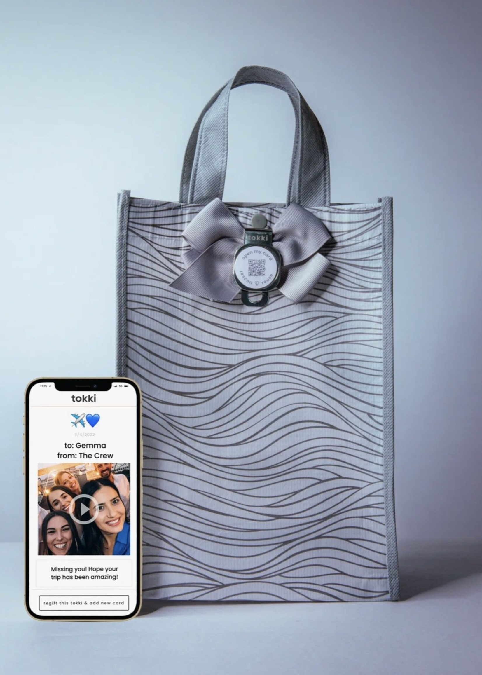Tokki Reusable QR Gift Card & Bag medium
