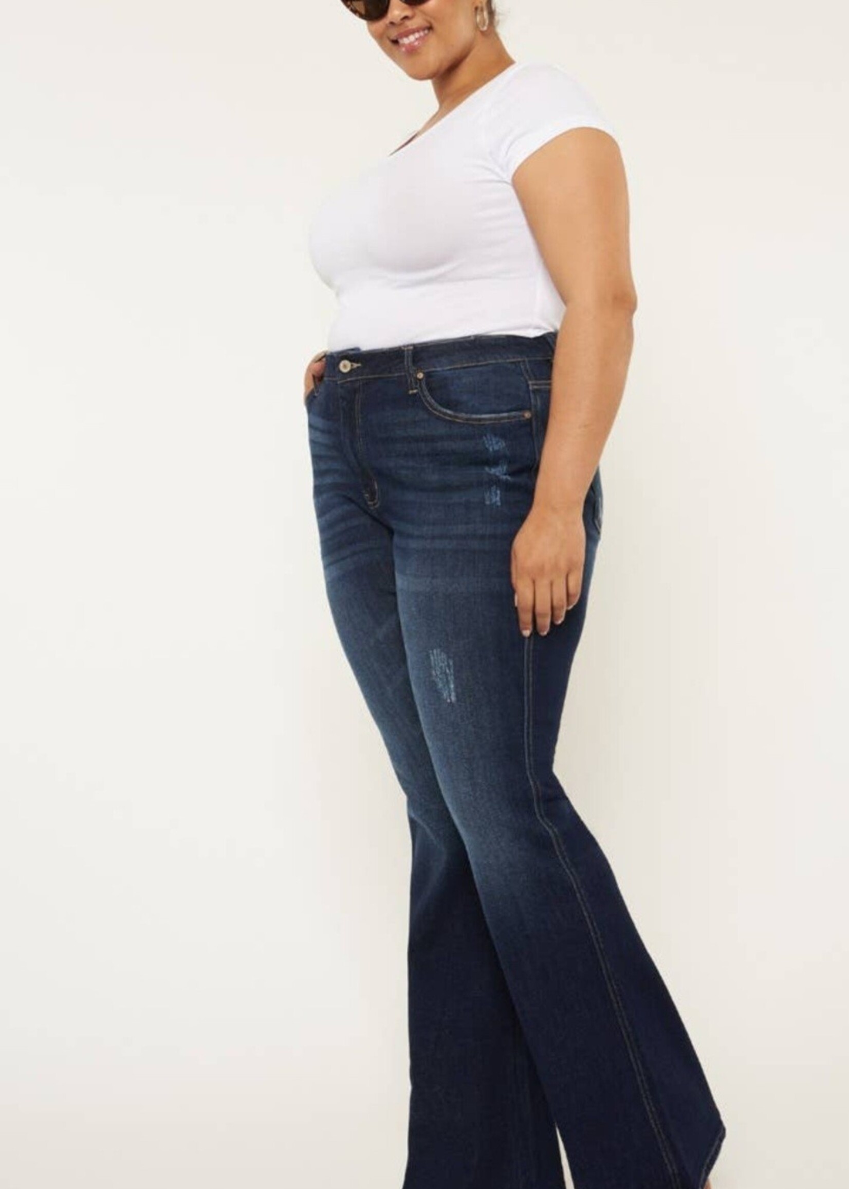 Kan Can Jenny High Rise Bootcut curvy