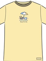 Life is Good Enjoy The Tide Short Sleeve Crusher Tee