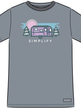 Womans Simplify Camper Short Sleeve Crusher Tee
