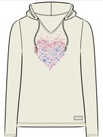 Womans Heart Daisy Long Sleeve Crusher