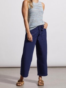 Tribal Audrey Wide Crop Jeans Nautical Cord