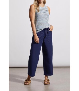 Tribal Audrey Wide Crop Jeans Nautical Cord