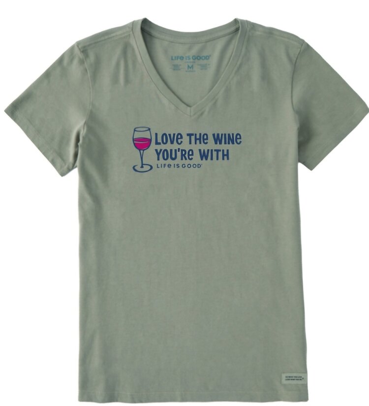 Life is Good Women’s Love The Wine Crusher VEE