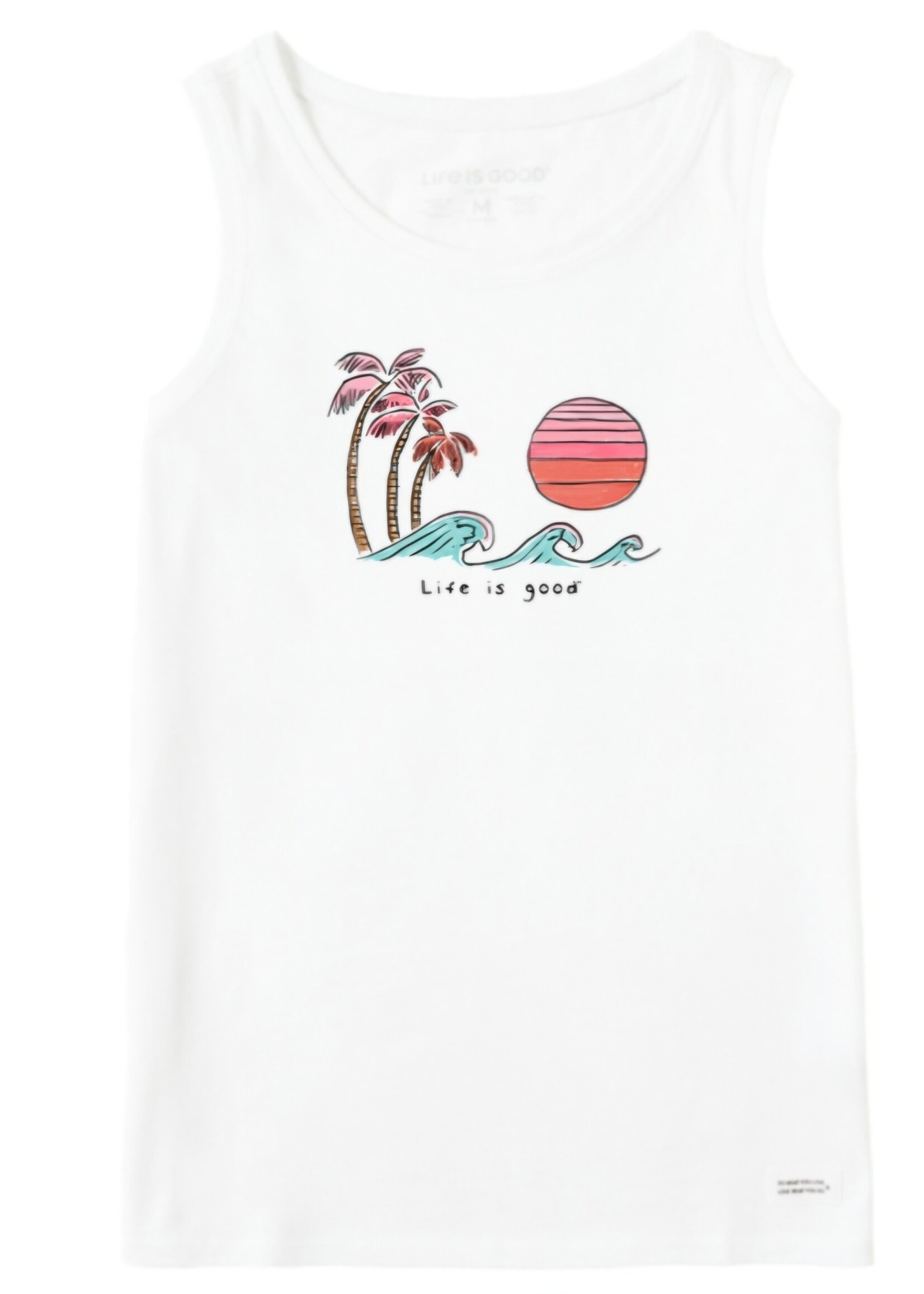 Life is Good Womans Quirkey Wave Pam Sun Crusher Tan