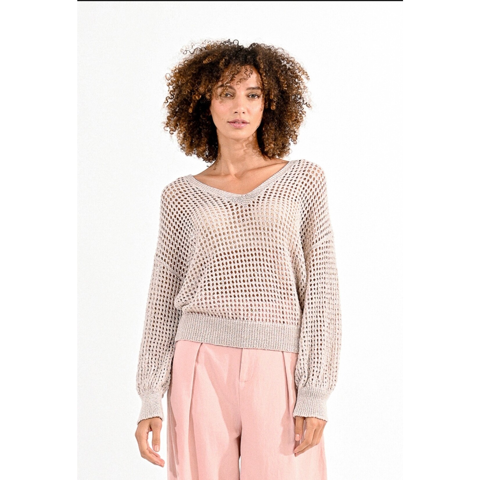 Molly Bracken Braelyn Open Knit Sweater