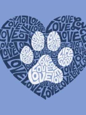 Life is Good Womans Animal Heart Crusher V neck Tee