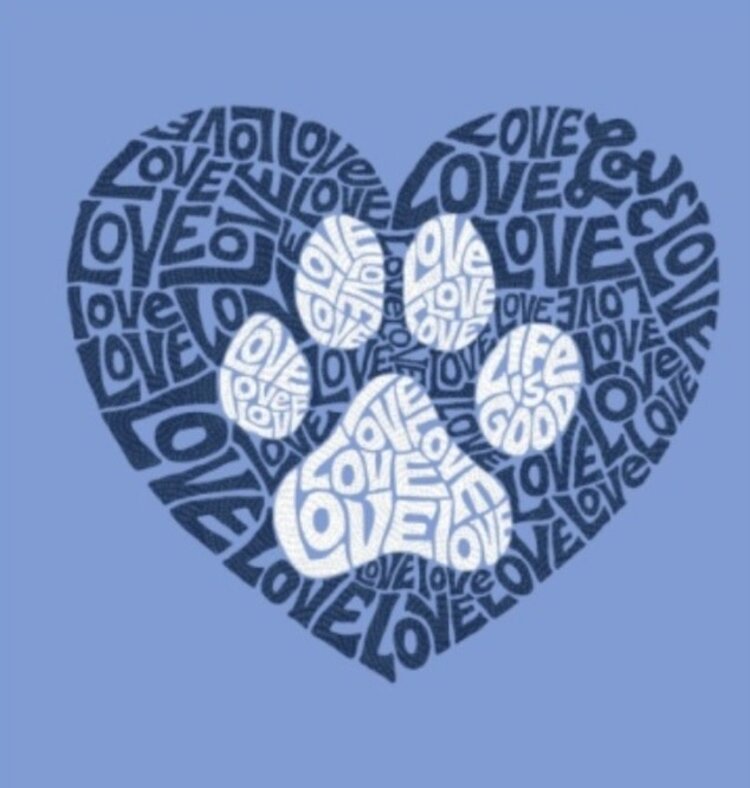 Life is Good Womans Animal Heart Crusher V neck Tee