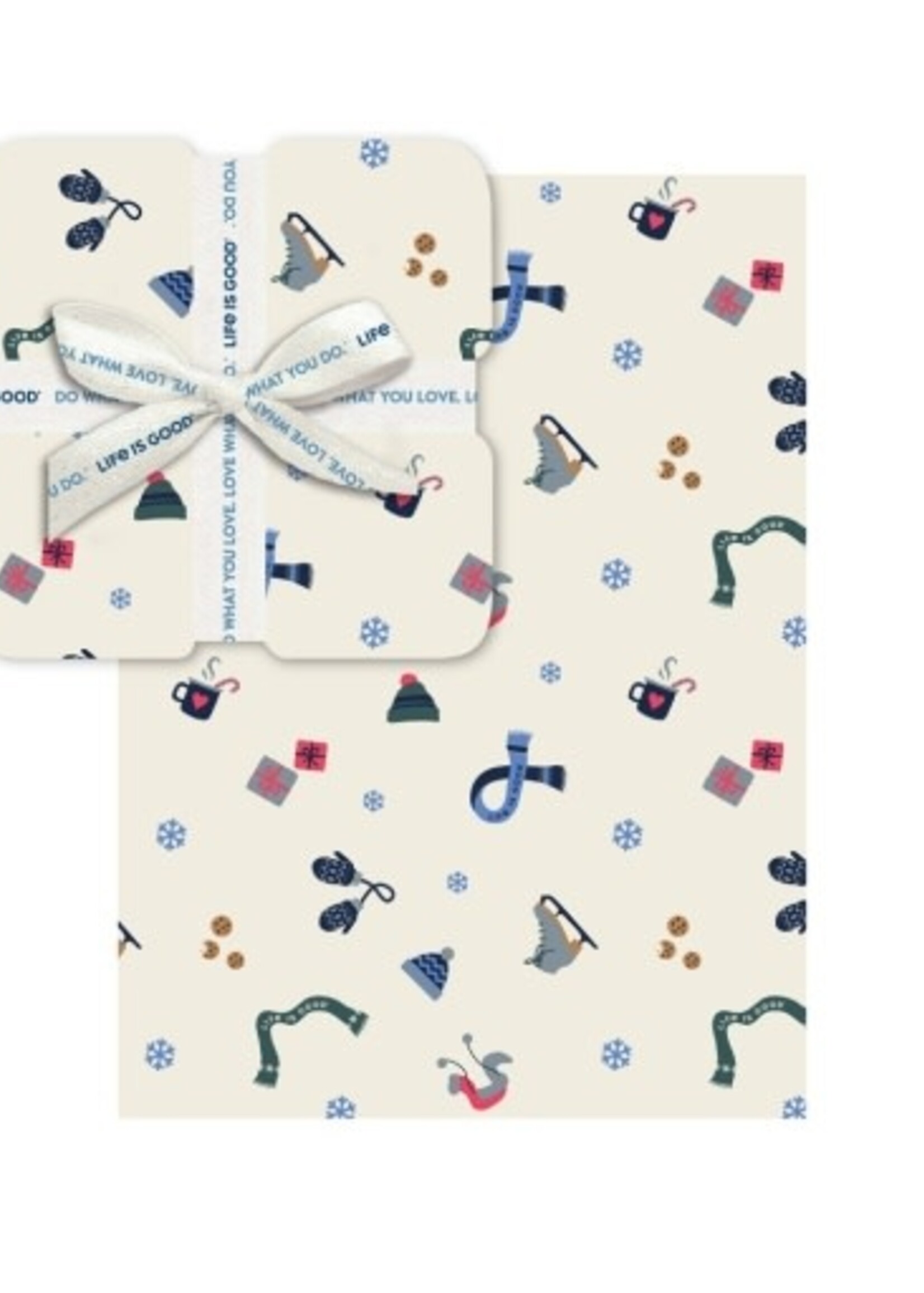 Life is Good WINTER FUN PLUSH THROW BLANKET