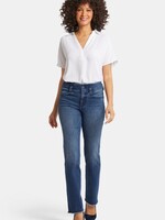 NYDJ Marilyn Straight Hollywood Waist with unfinished hem
