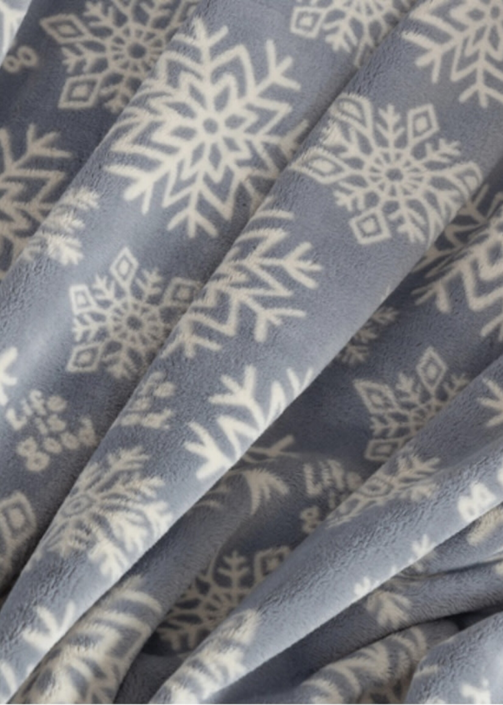 Life is Good SNOWFLAKE PLUSH THROW BLANKET