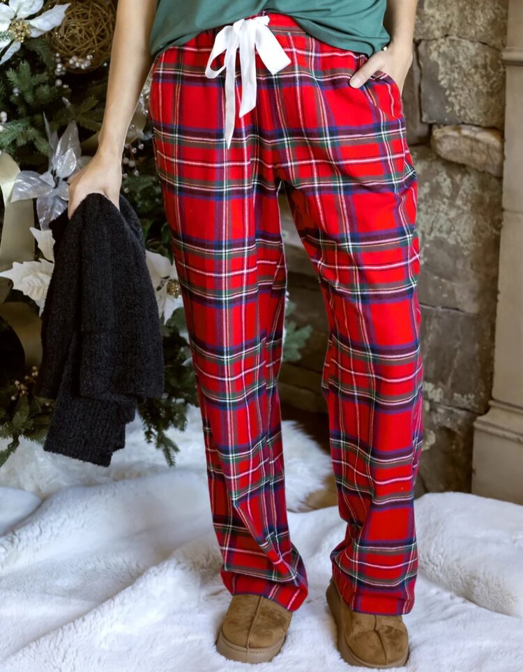Grace & Lace Flannel Christmas  Pajama Pants