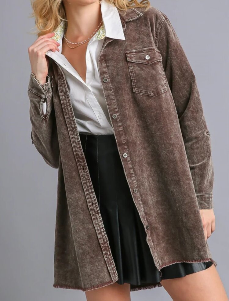 Umgee Vintage washed Corduroy jacket