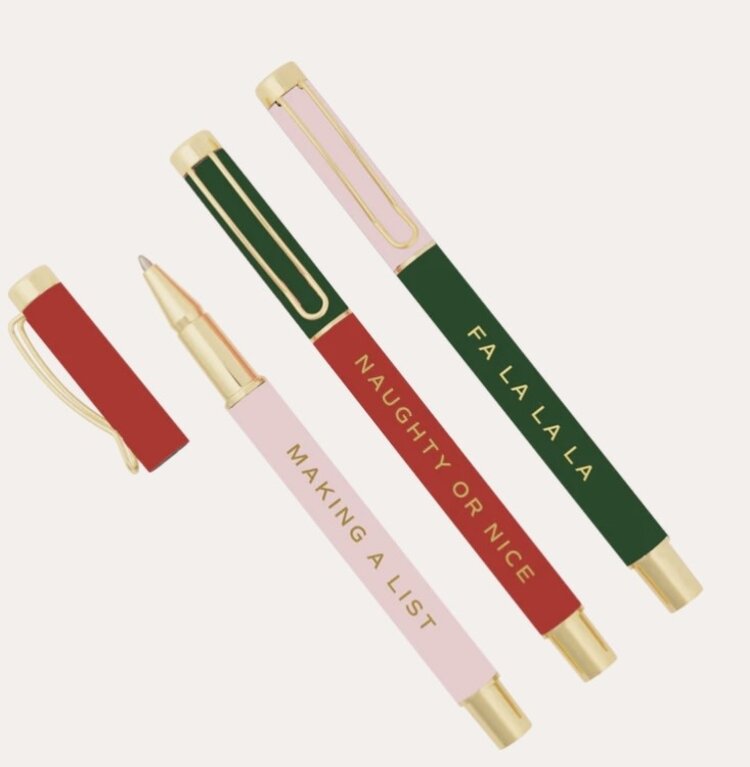 Sweet Water Decor Holiday cheer pen set
