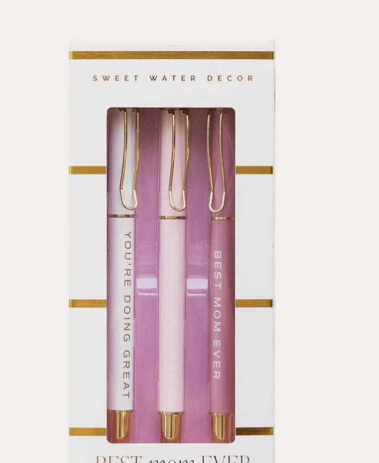 Sweet Water Decor Best mom ever pen set
