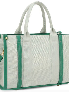 kayla & Ava Gianna Canvas Tote