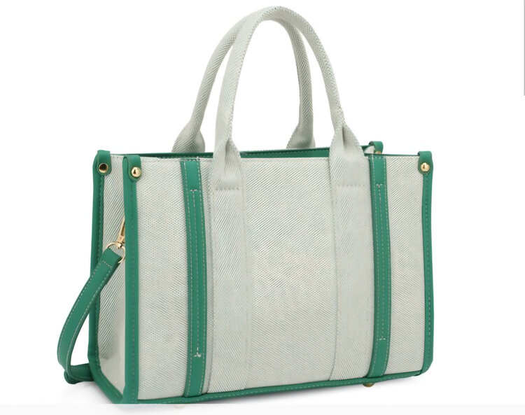 kayla & Ava Gianna Canvas Tote