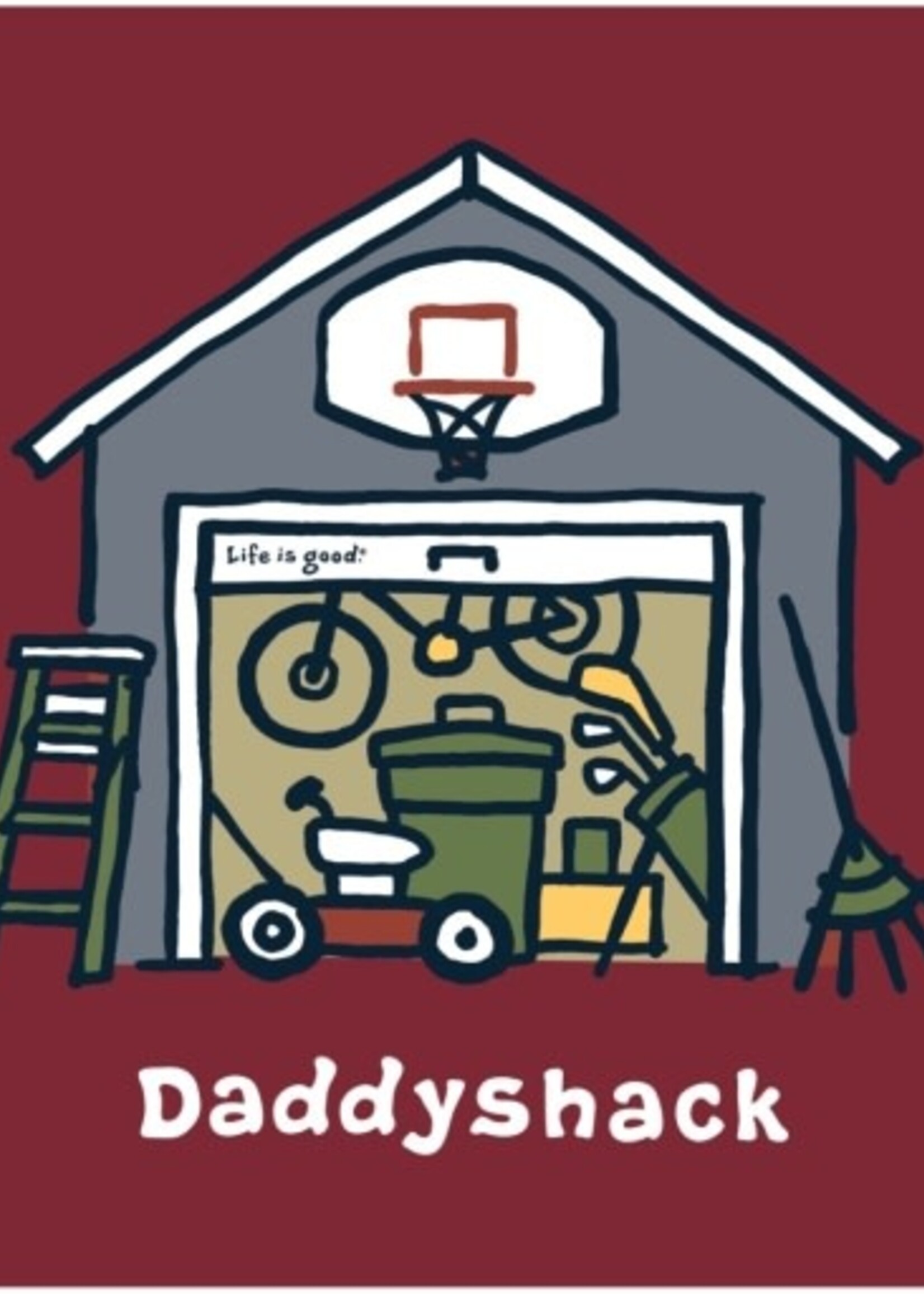 Life is Good MEN'S DADDYSHACK  CRUSHER TEE