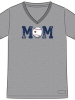 Life is Good WOMEN'S BASEBALL MOM SHORT SLEEVE CRUSHE