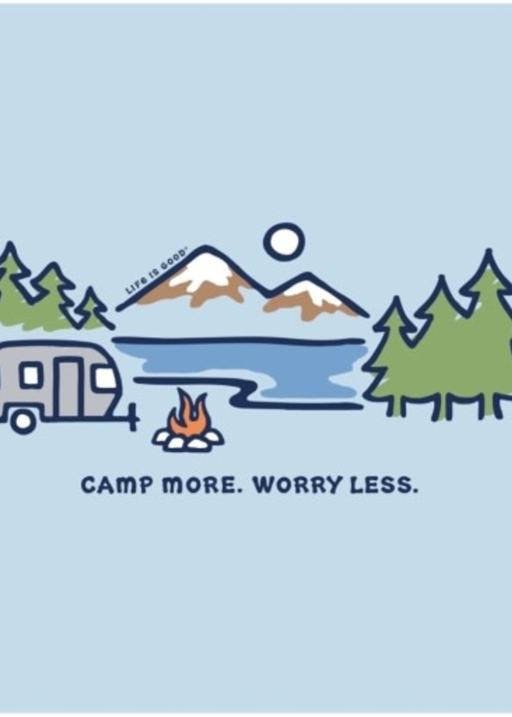 Life is Good WOMEN'S CAMP MORE LAKESIDE CAMPER SHORT