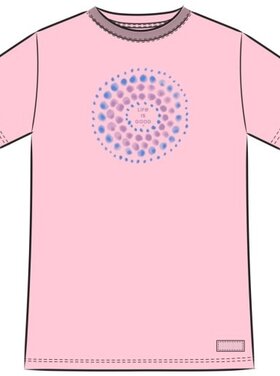 Life is Good WOMEN'S CIRCLE OF CIRCLES SHORT SLEEVE C