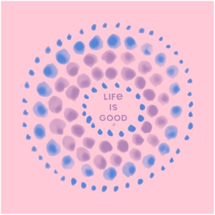 Life is Good WOMEN'S CIRCLE OF CIRCLES SHORT SLEEVE C